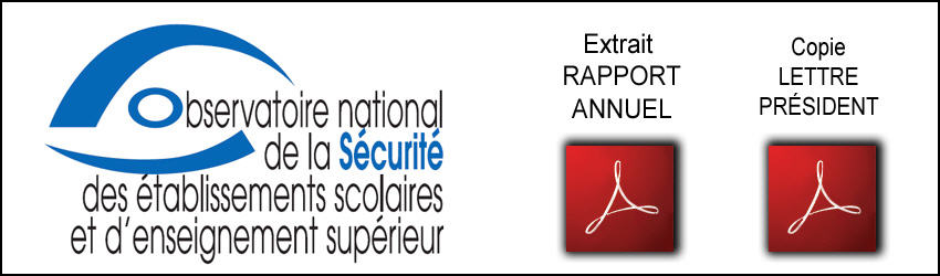 Observatoire_National_de_la_Securite_des_Etablissements _Scolaires_extrait_rapport_lettre_President